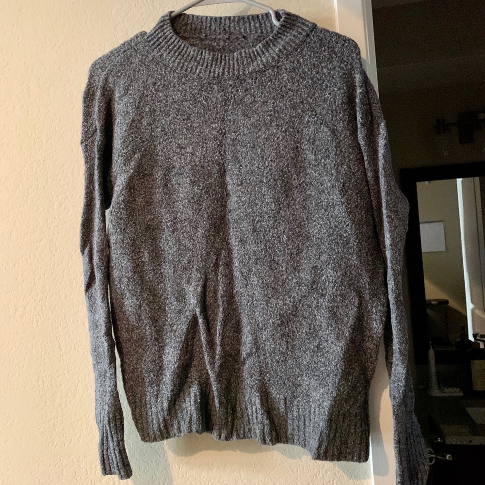 Soft gray sweater